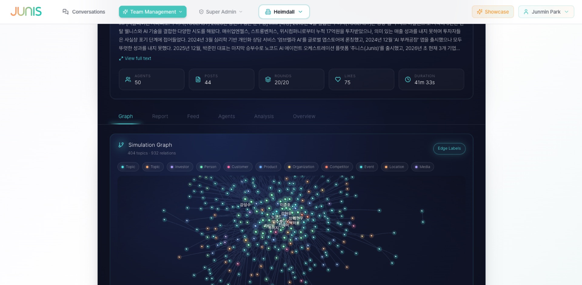 Heimdall Social Simulation